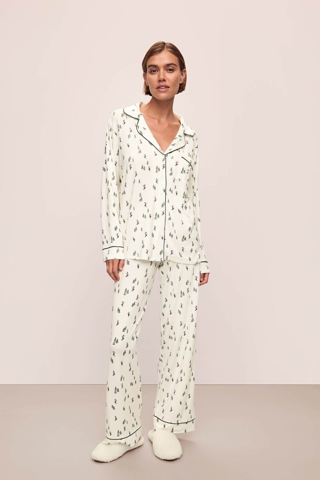 ***Eberjey Gisele Printed - The Long PJ Set #PJ1141