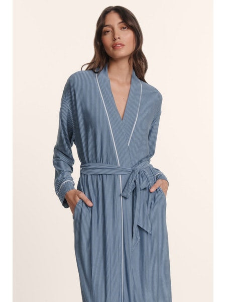 Eberjey Gisele Printed Long Robe #R1141L