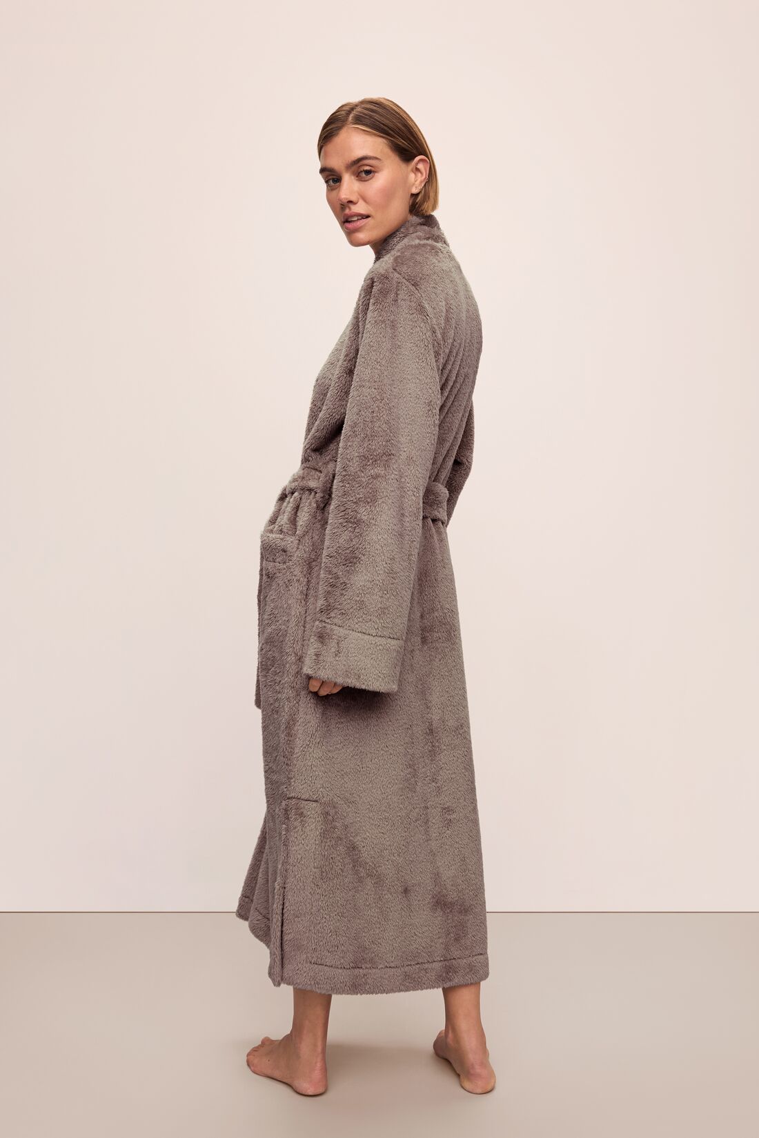 Eberjey Renew Plush Long Robe #R4005