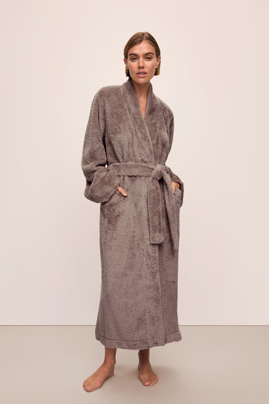 Eberjey Renew Plush Long Robe #R4005