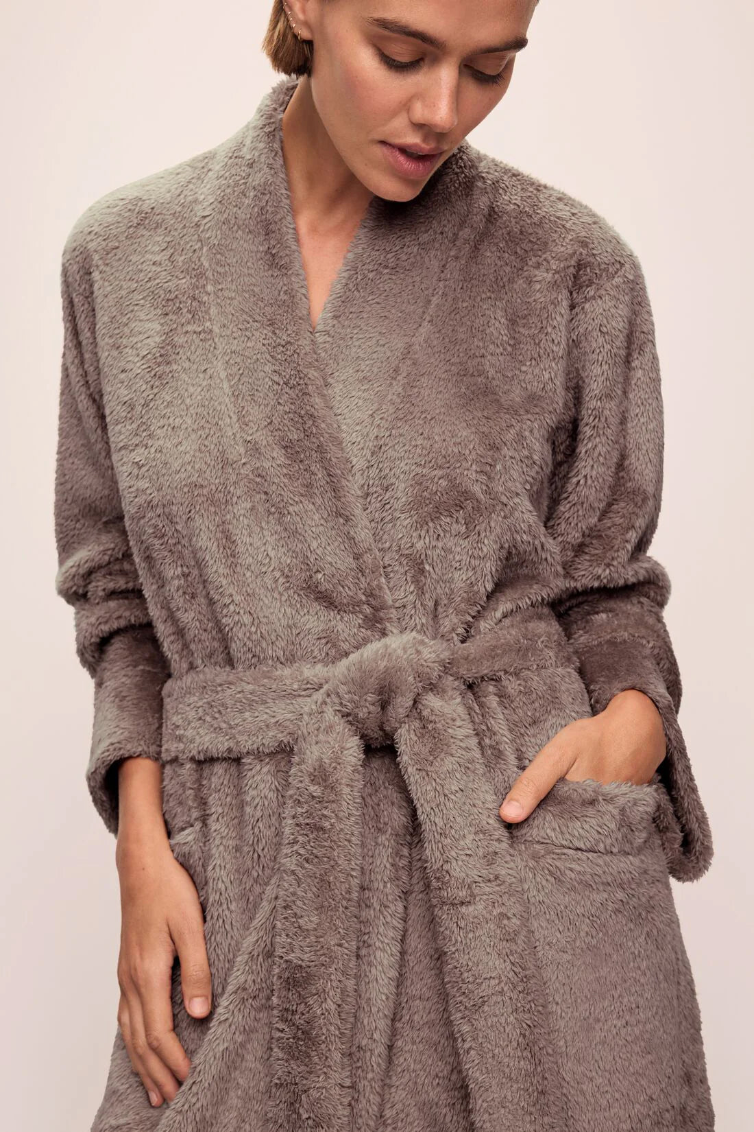 Eberjey Renew Plush Long Robe #R4005