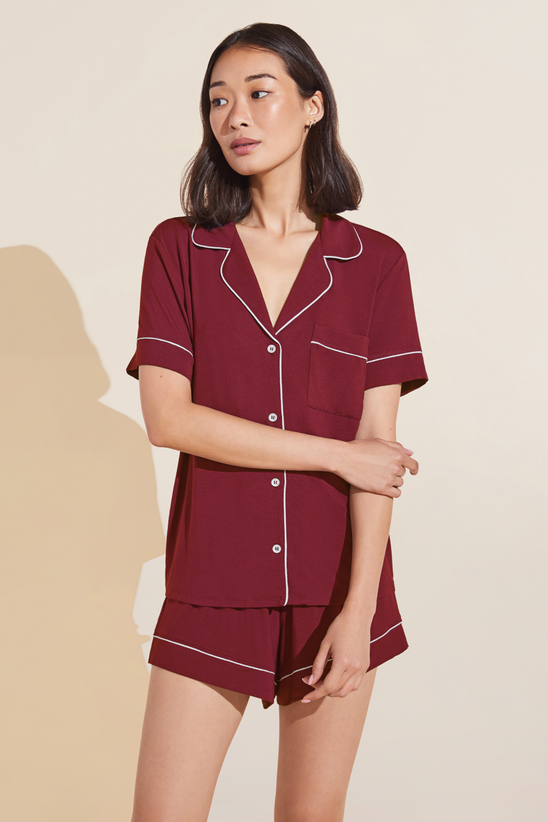 Eberjey Gisele - The Relaxed Short PJ Set #PJ1018SN