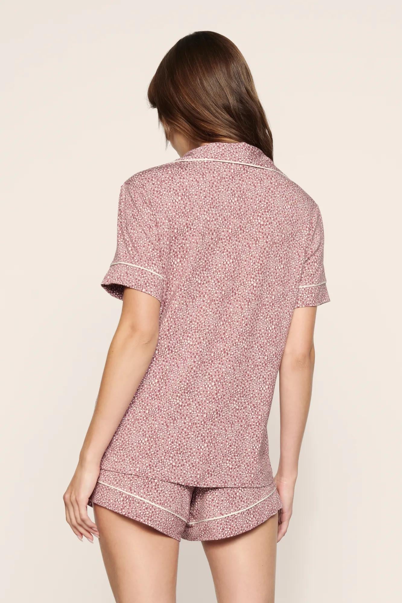 Eberjey Gisele Printed Relaxed Short PJ Set #PJ1141SN