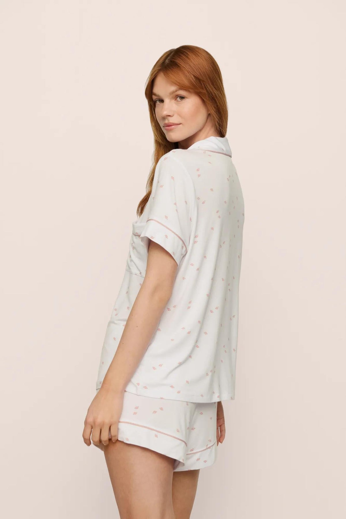 Eberjey Gisele Printed Relaxed Short PJ Set #PJ1141SN