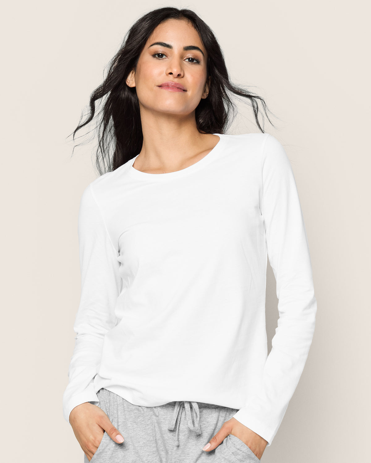 Petite Plume Pima Long Sleeve Top #PLWWLST
