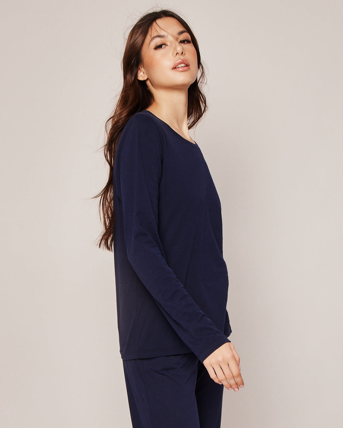 Petite Plume Pima Long Sleeve Top #PWNLST