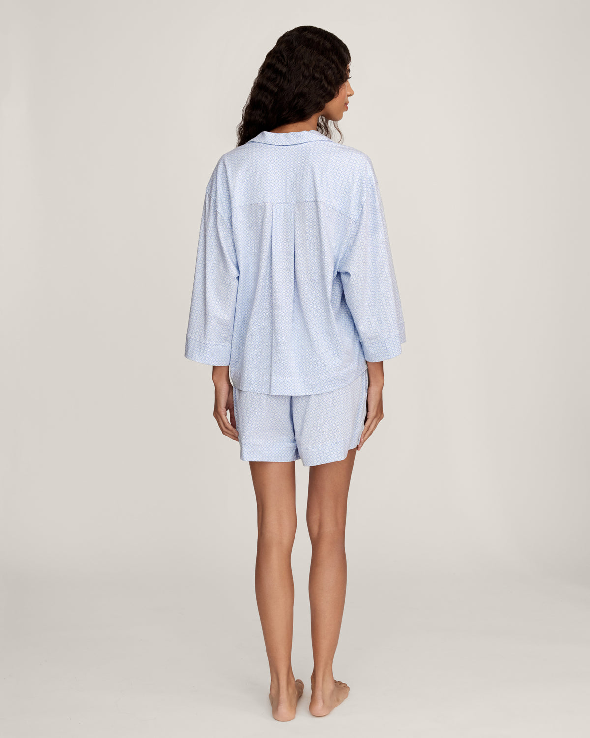 Petite Plume Olivia Lightweight Pima Cotton Short Set #PWOSSPGE