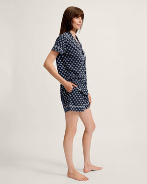 Petite Plume Pima Short Sleeve Short Set #PWSSSCAC