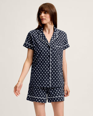 Petite Plume Pima Short Sleeve Short Set #PWSSSCAC