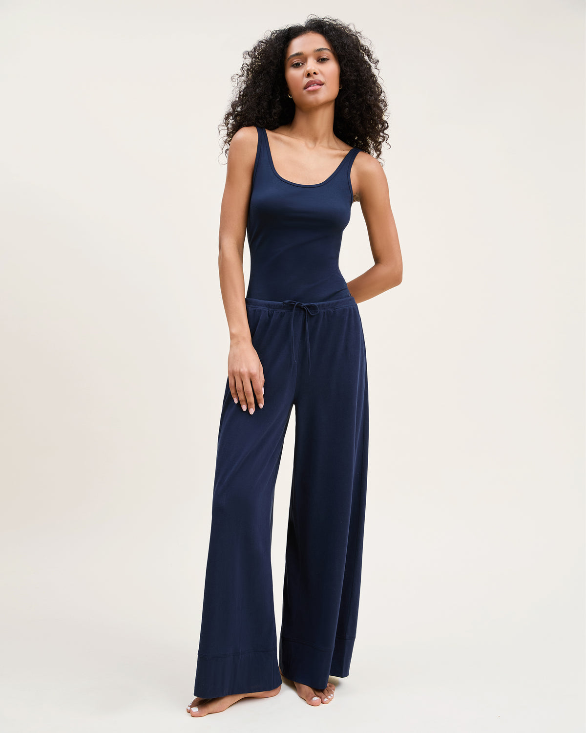 Petite Plume Pima Wide Leg Pant #PWWLPN