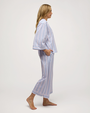 Petite Plume Olivia Wide Leg Pima Cotton PJ Vintage French #PWWPJVFS