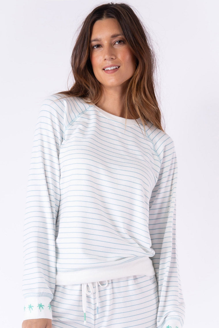 PJ Salvage Beach More Worry Less Long Sleeve Top #RNBMLS