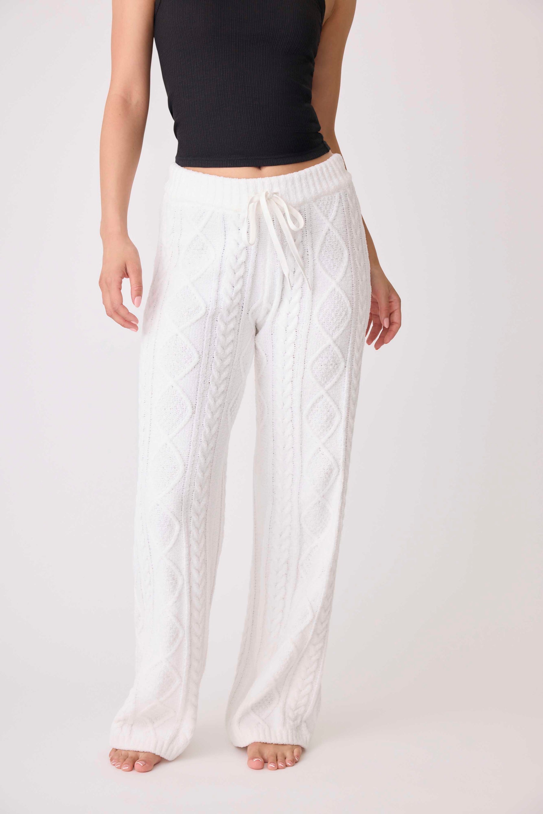 PJ Salvage Cozy Chenille Cable Knit Pants #RPCLP