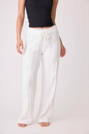 PJ Salvage Cozy Chenille Cable Knit Pants #RPCLP