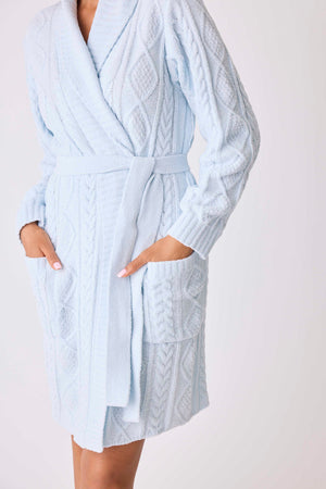 PJ Salvage Cable Crew Lounge Robe #RPCLR