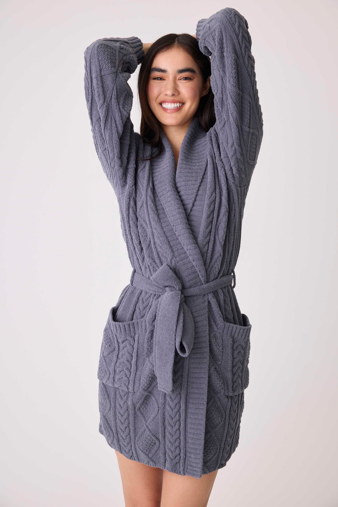 PJ Salvage Cable Crew Lounge Robe #RPCLR