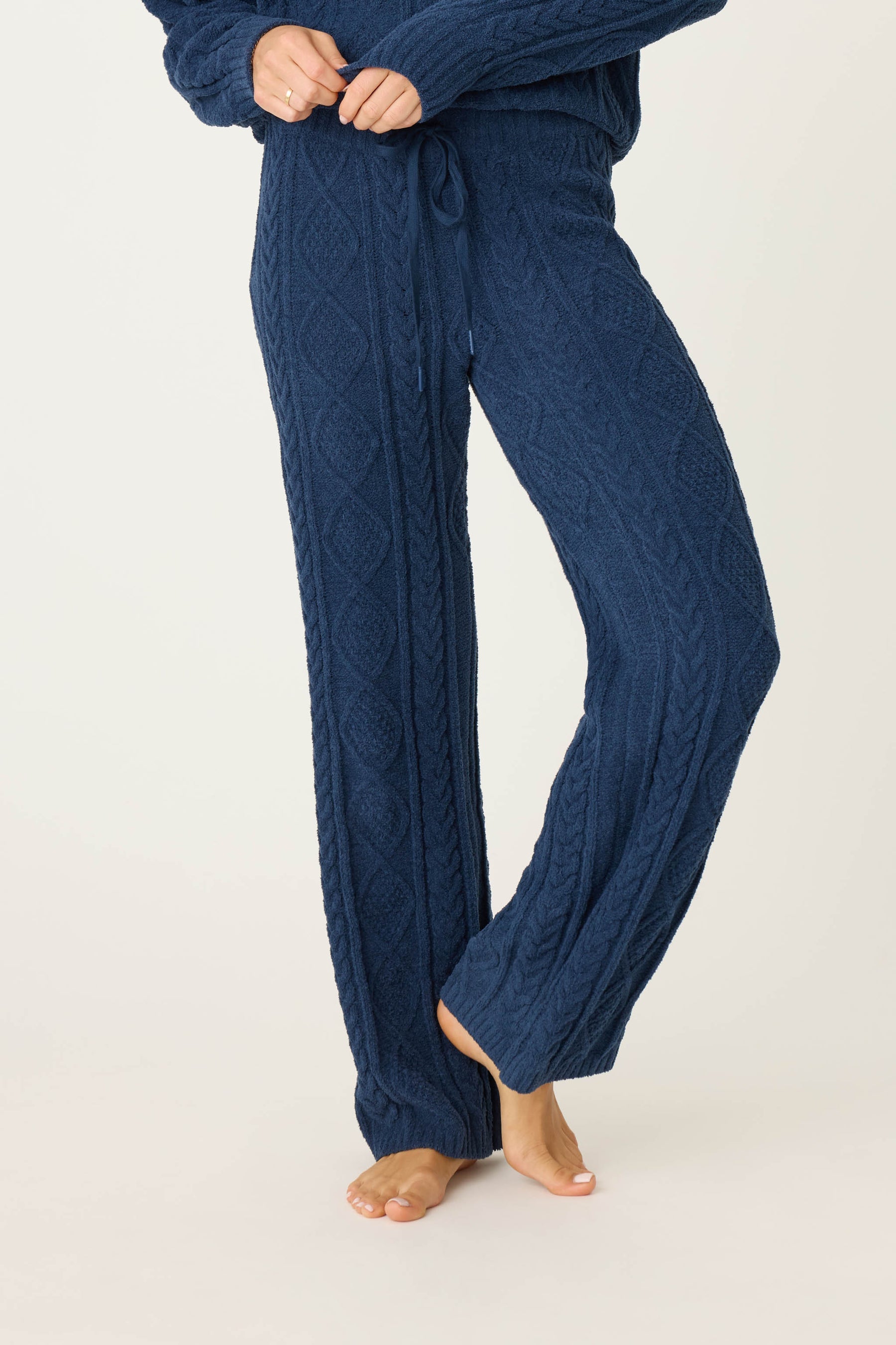 PJ Salvage Chenille Cable Knit Lounge Pant #RQCLP