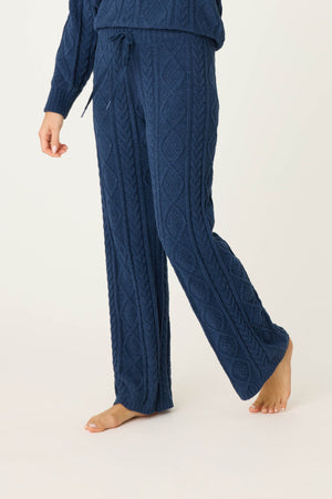 PJ Salvage Chenille Cable Knit Lounge Pant #RQCLP