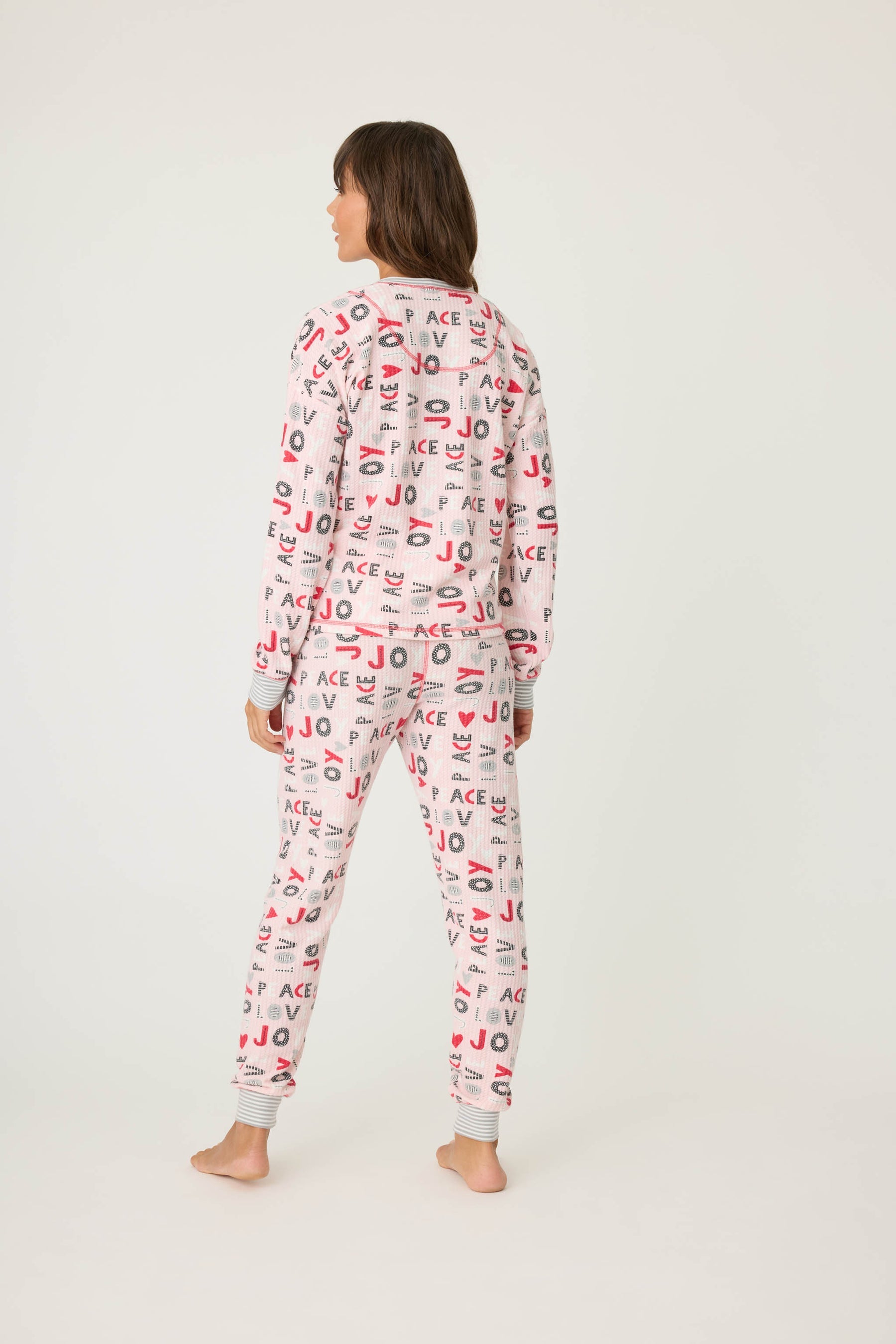 ***PJ Salvage Ski Jammie Classics PJ Set #RQSJST