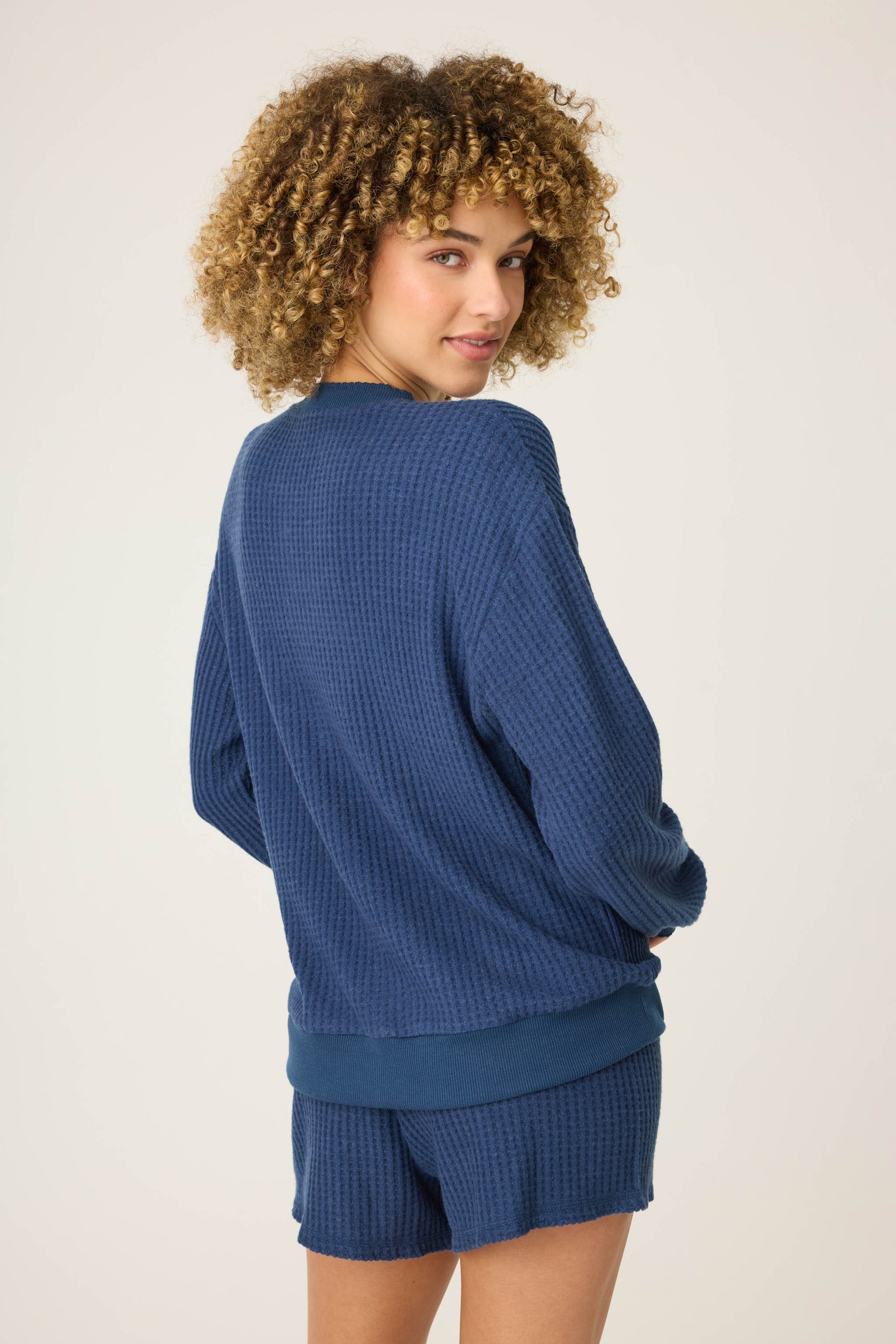 PJ Salvage Morning Waffles Long Sleeve Top #RUMWLS