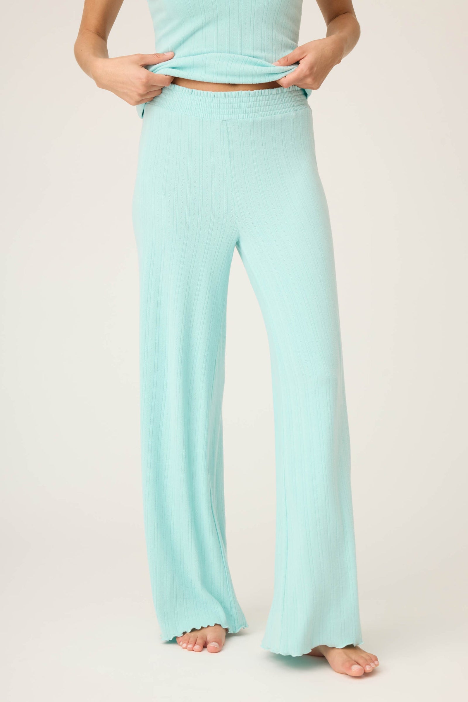 PJ Salvage Pointelle Essentials Pants #RUPEP