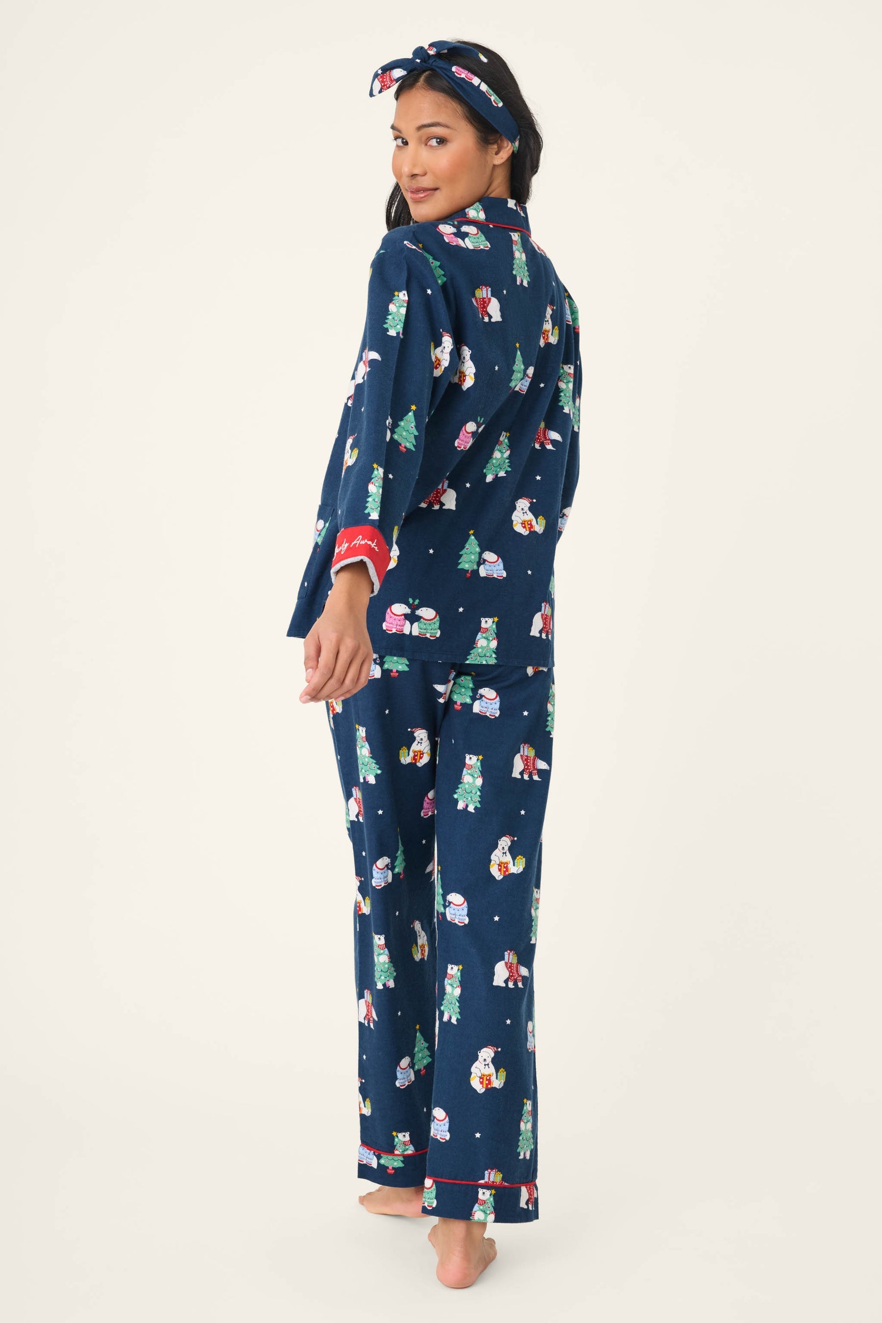 *** PJ Salvage Bearly Awake Flannel PJ Set #RVFLPJ