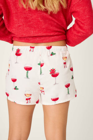 *** PJ Salvage Let's Get Toasty Flannel Shorts #RVFLS1