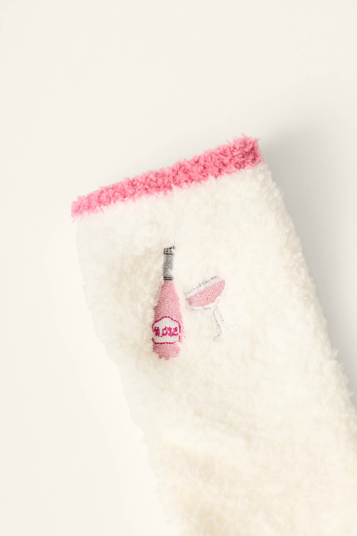 PJ Salvage Sip, Sip, Sparkle Sock #PJ42271WW