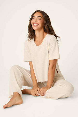 PJ Salvage Morning Waffles Short Sleeve Top #RZWWT