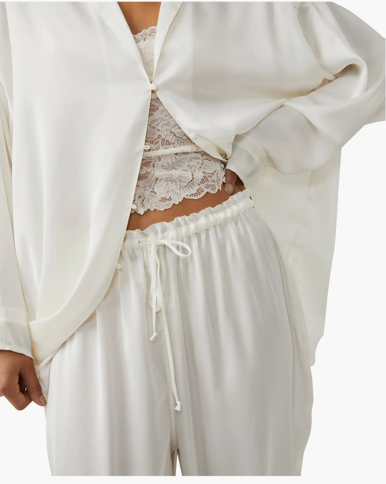 Free People DREAMY DAYS SOLID PJ SET #FP102722CYS - In the Mood