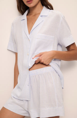 Eberjey Nautico Shortie PJ Set #PJ3030S
