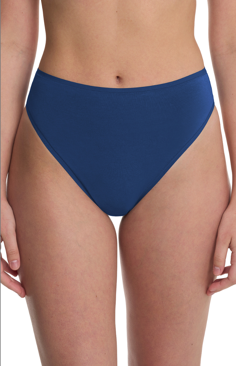 Natori Bliss Bare Cotton High Cut Brief #772346
