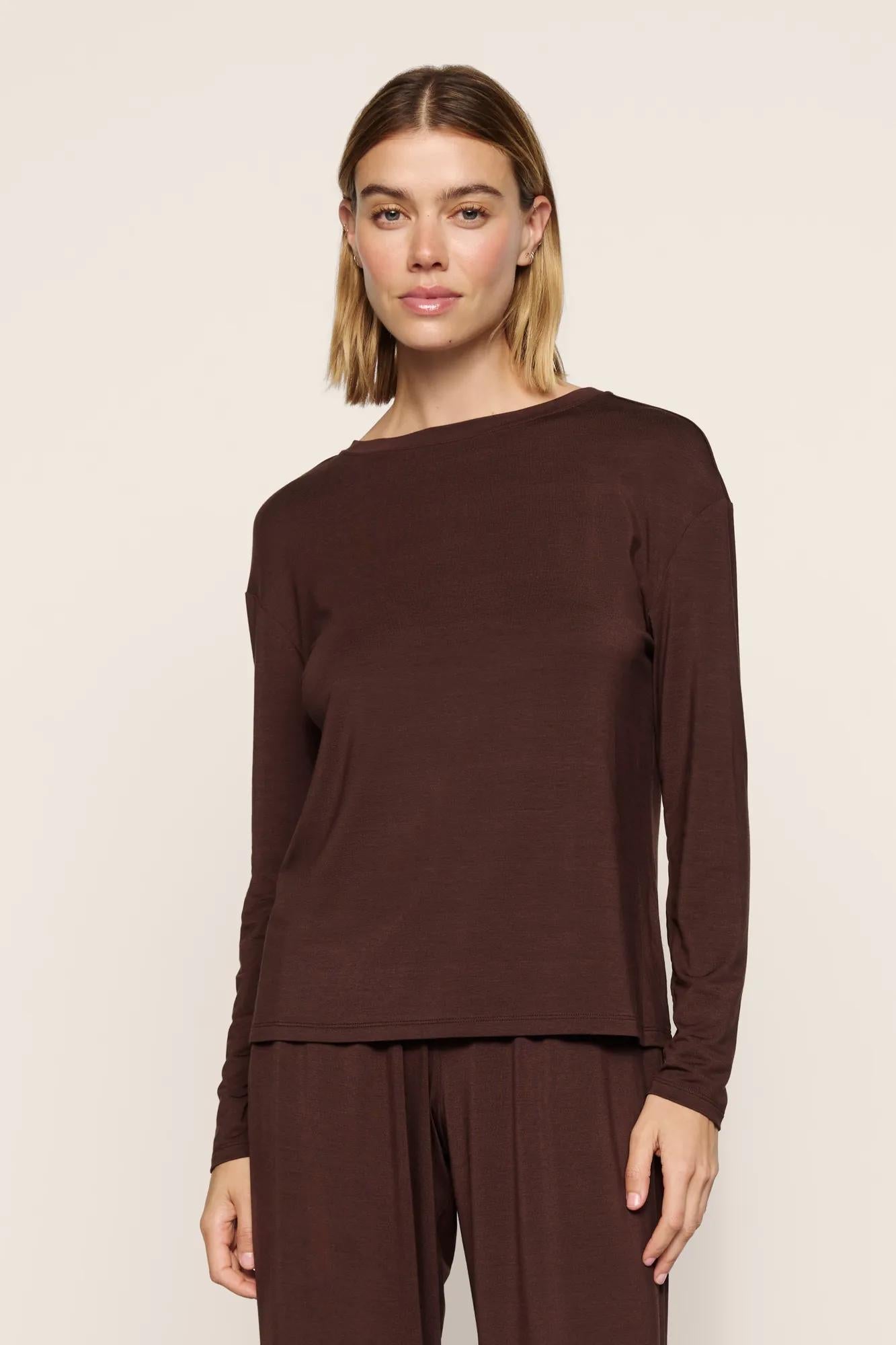 Eberjey Gisele Separates Long Sleeve Top #T3015LS