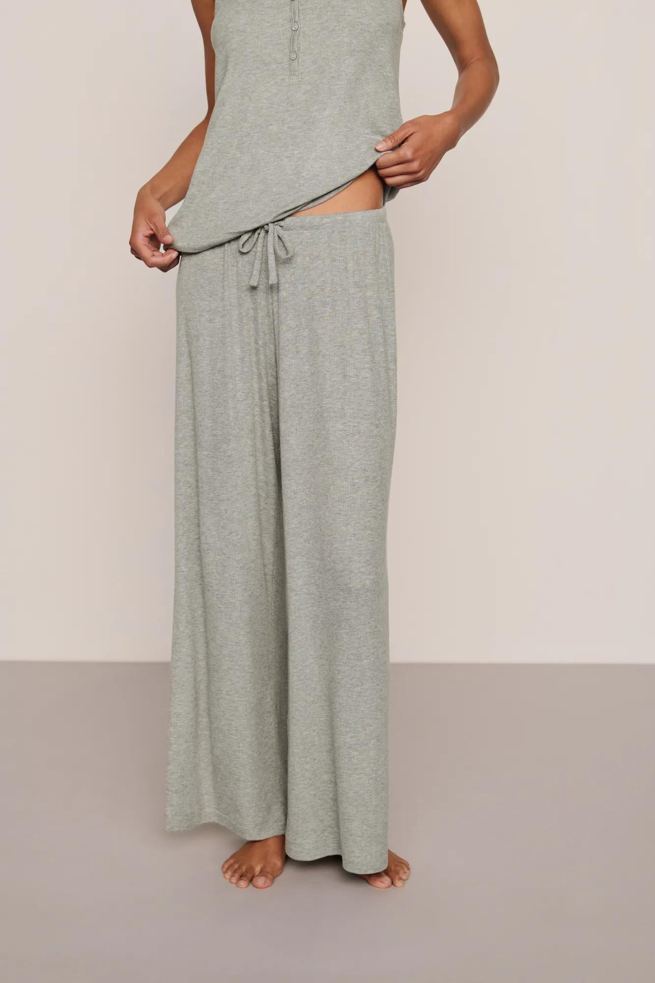 Eberjey Dream Rib Wide Leg Pant #Z1002W