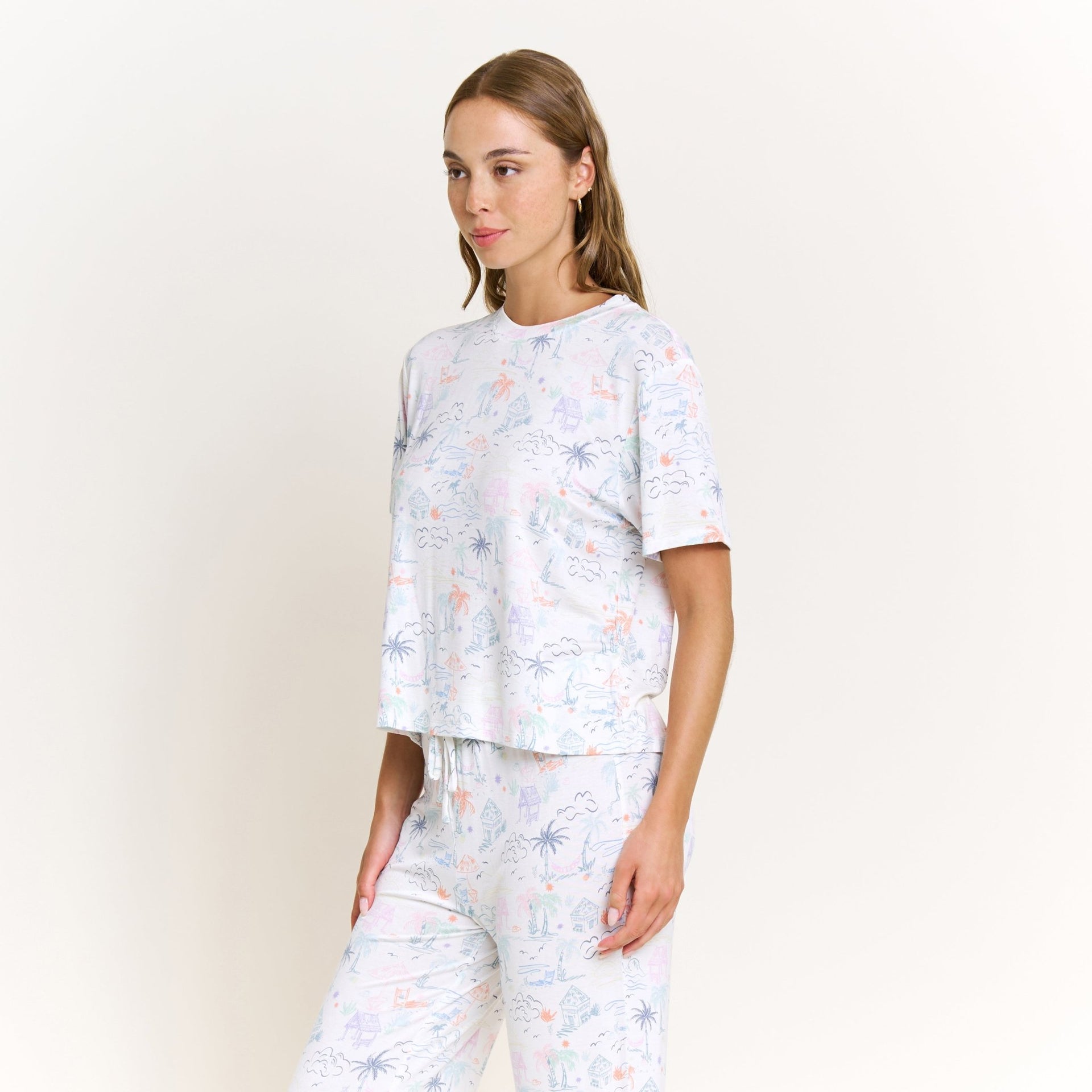 Honeydew Intimates All American Tee Pant Set #34982