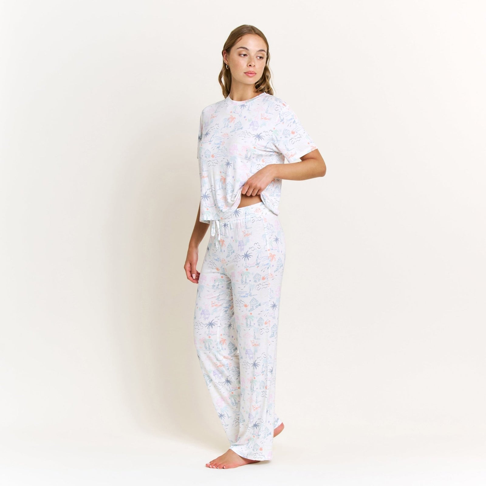 Honeydew Intimates All American Tee Pant Set #34982