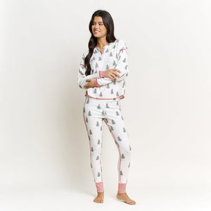 *** Honeydew Intimates Back in Bed Long Henley Set #96194