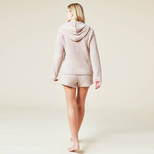 Softies - Sporty Marshmallow Hoodie Short Set for Women