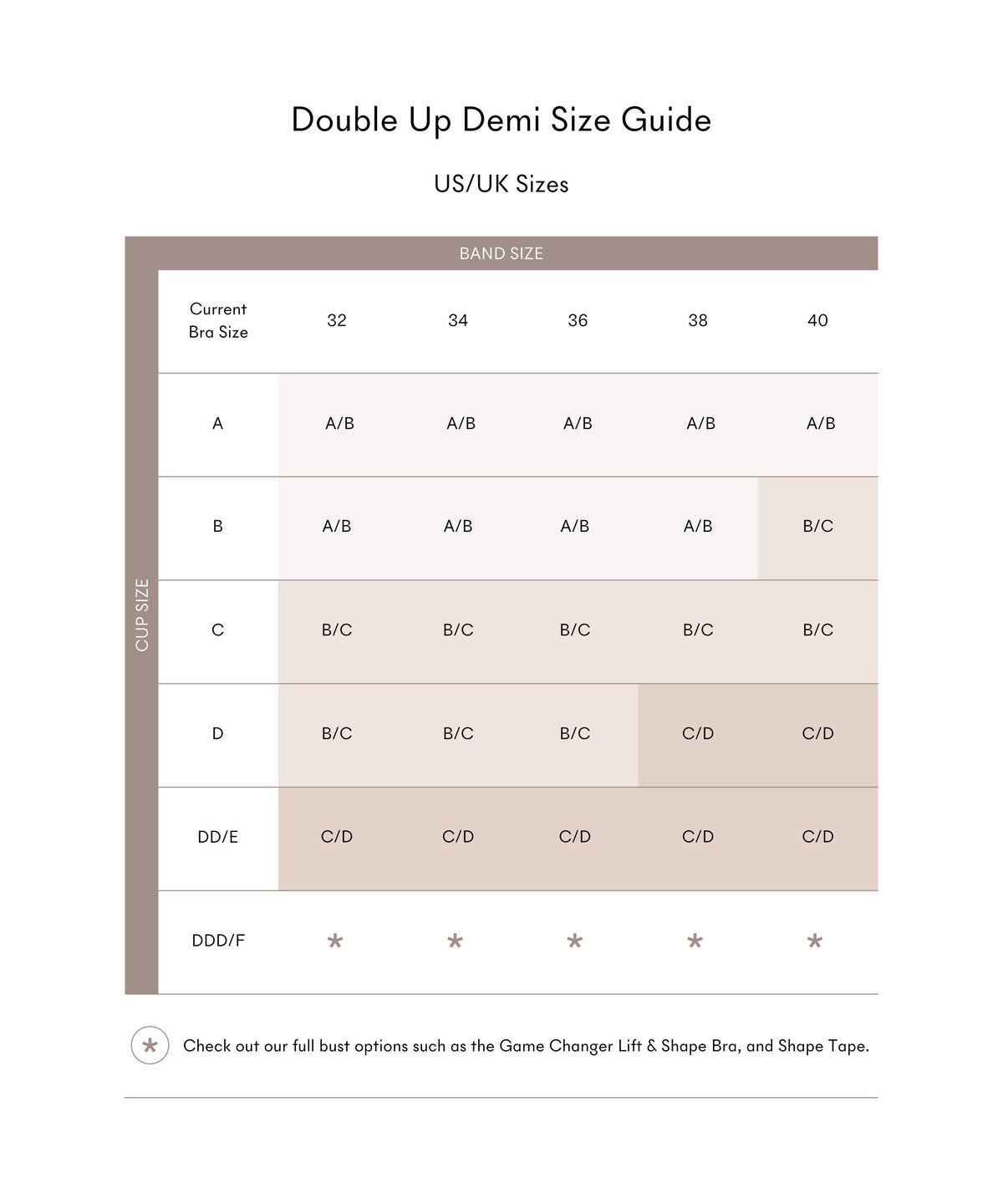NOOD - Double Up | Volume Push-Up Pads (Demi)