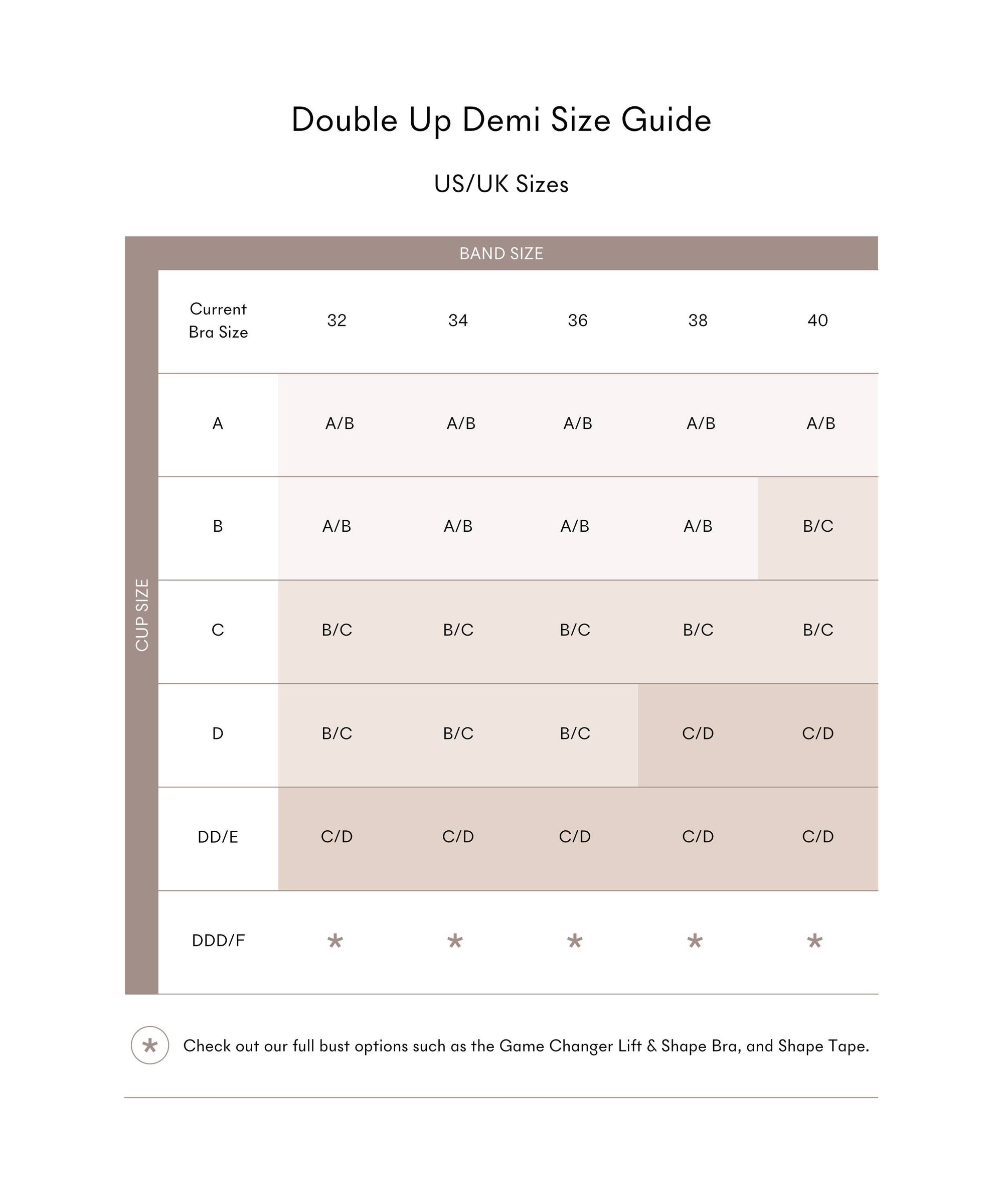 NOOD - Double Up | Volume Push-Up Pads (Demi)