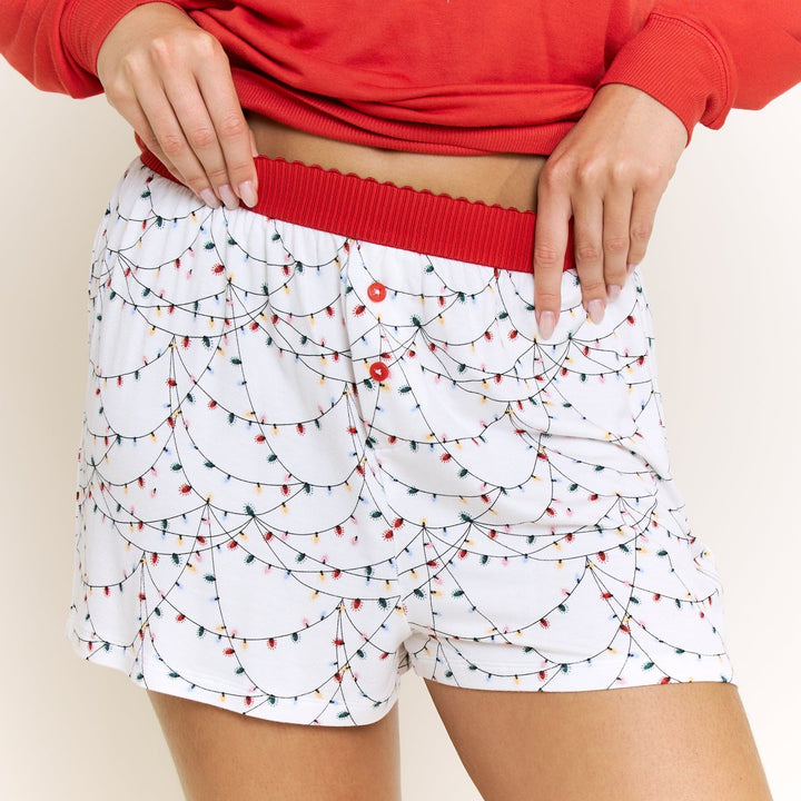 *** Honeydew Intimates Sugar Sweetheart Long Sleeve Shortie Set #22948