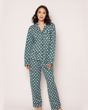 Petite Plume Luxe Pima Sonnet of Swan Pajama Set #PWPJSW