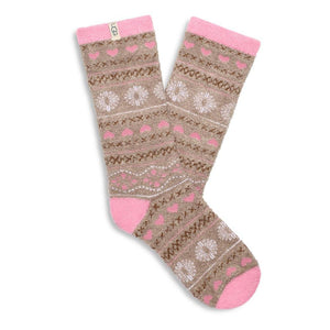 Ugg Leslie Graphic Crew Sock #1105868