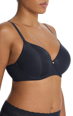 Natori Cloud Comfort Black Smoothing T-Shirt Bra #731338