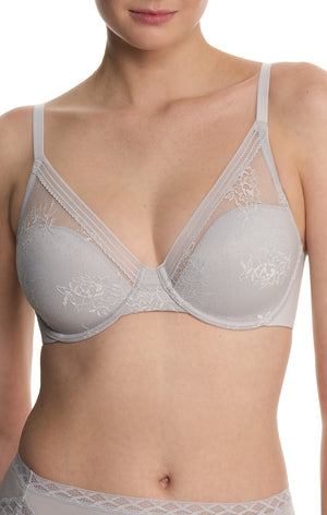 Natori Love Lace Full Coverage Plunge T-Shirt Bra #731351