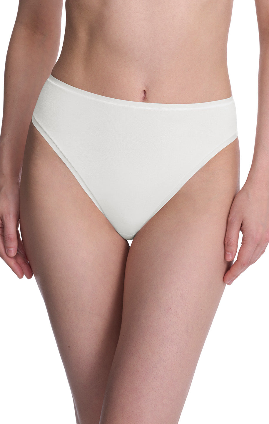 Natori Bliss Bare Cotton High Cut Brief #772346