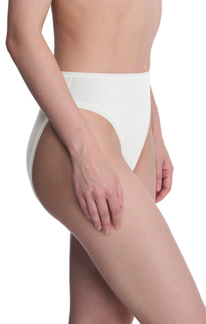 Natori Bliss Bare Cotton High Cut Brief #772346