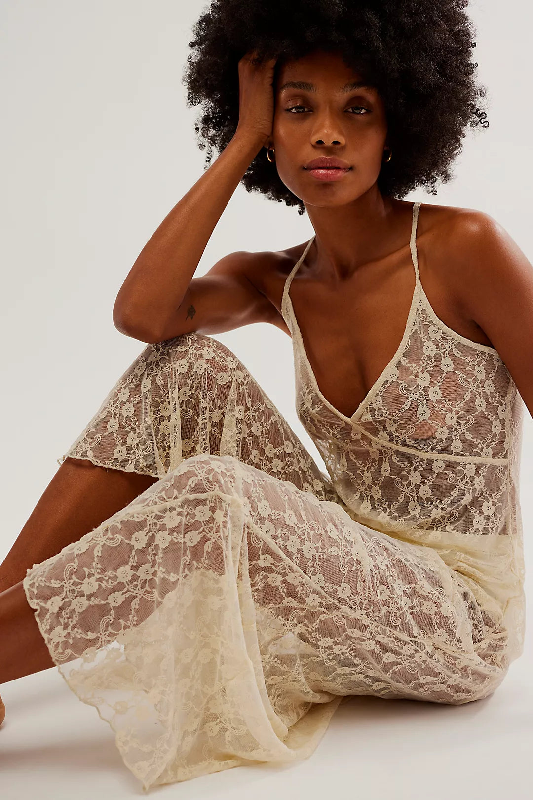 Free People A LITTLE LACE MAXI SLIP #OB1712144 - In the Mood Intimates