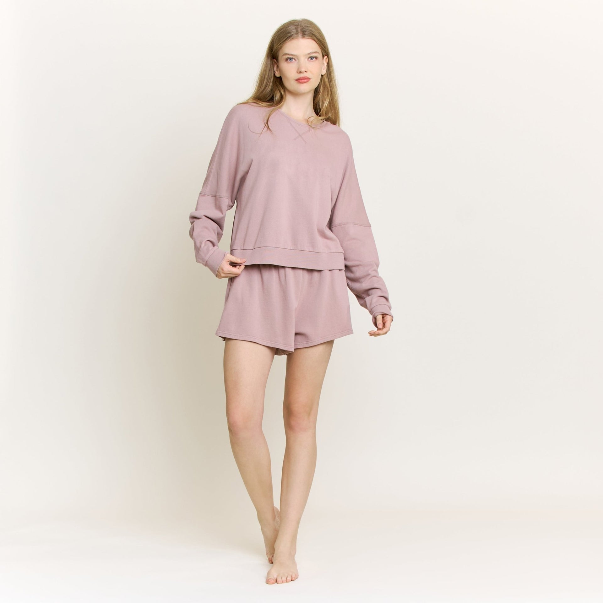 Honeydew Intimates Weekend Club Long Sleeve Shortie Set #19950P