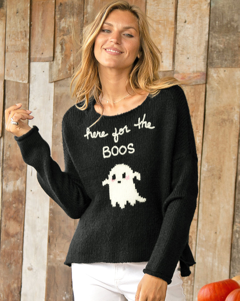 Wooden Ships Here for the Boos Crew Chunky #128